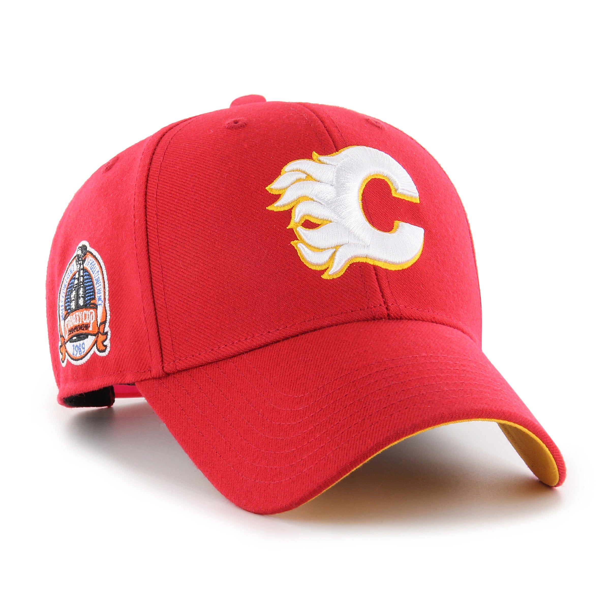 Calgary Flames NHL 47 Brand Hommes Rouge 1989 Championnat de la Coupe Stanley MVP Sure Shot Snapback