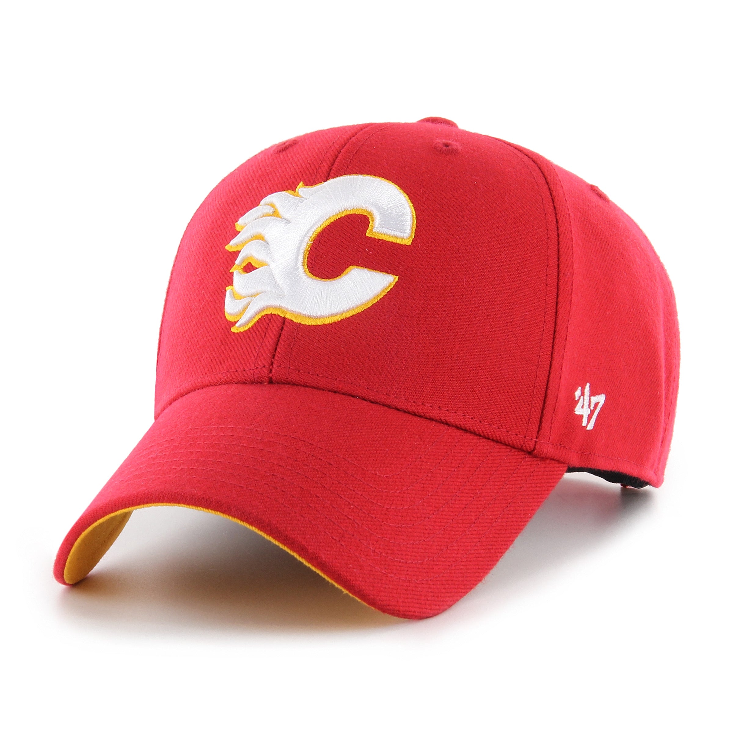 Calgary Flames NHL 47 Brand Men's Red 1989 Stanley Cup Championship MVP Sure Shot Snapback