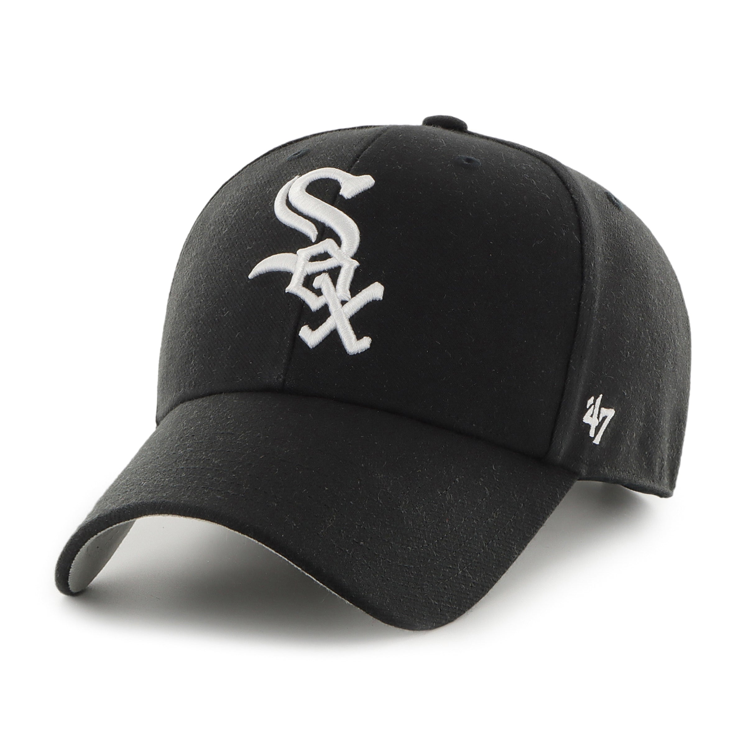 Chicago White Sox MLB 47 Brand Casquette Snapback Sure Shot pour homme - Noir 2005 World Series MVP