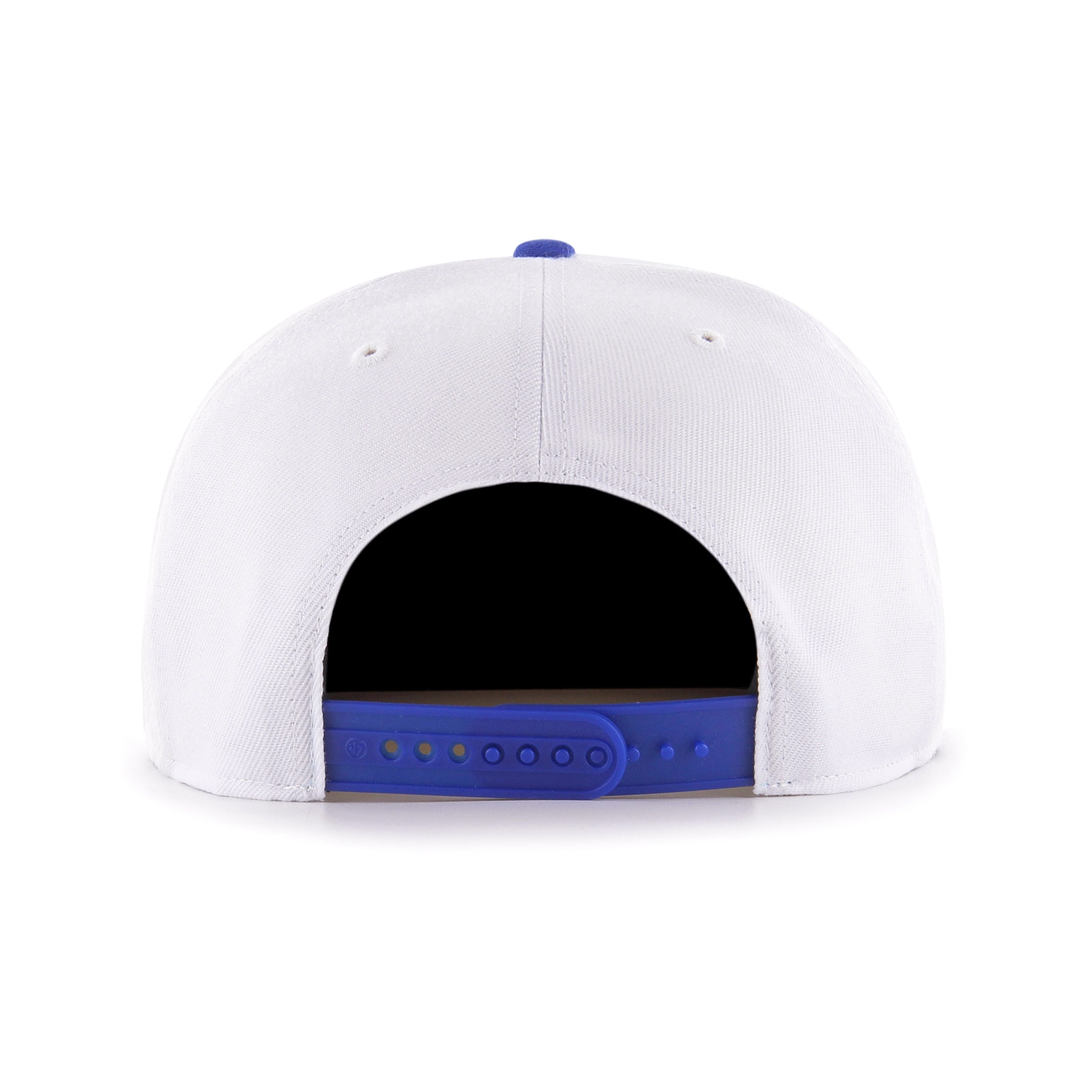 Toronto Blue Jays MLB 47 Brand Tire-bouchon blanc Captain Snapback pour hommes