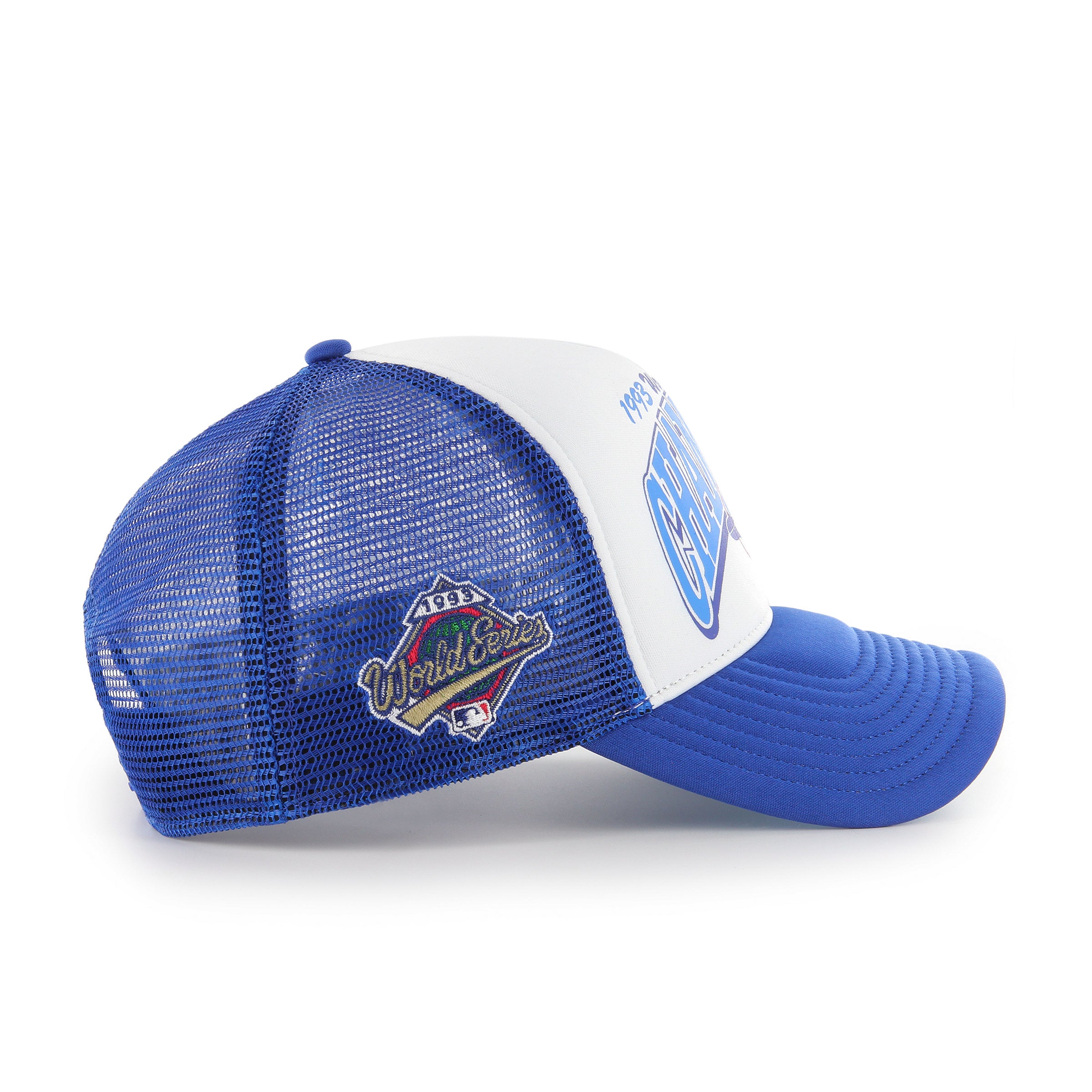 Toronto Blue Jays MLB 47 Brand Men's Royal 1993 World Series Offside Foam Trucker Snapback