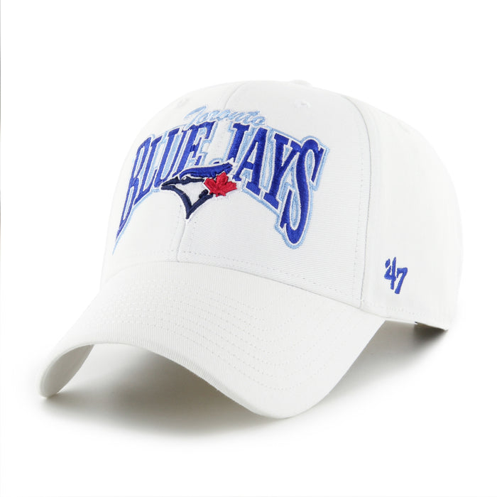 Toronto Blue Jays MLB 47 Brand Men's White Keystone MVP Adjustable Hat