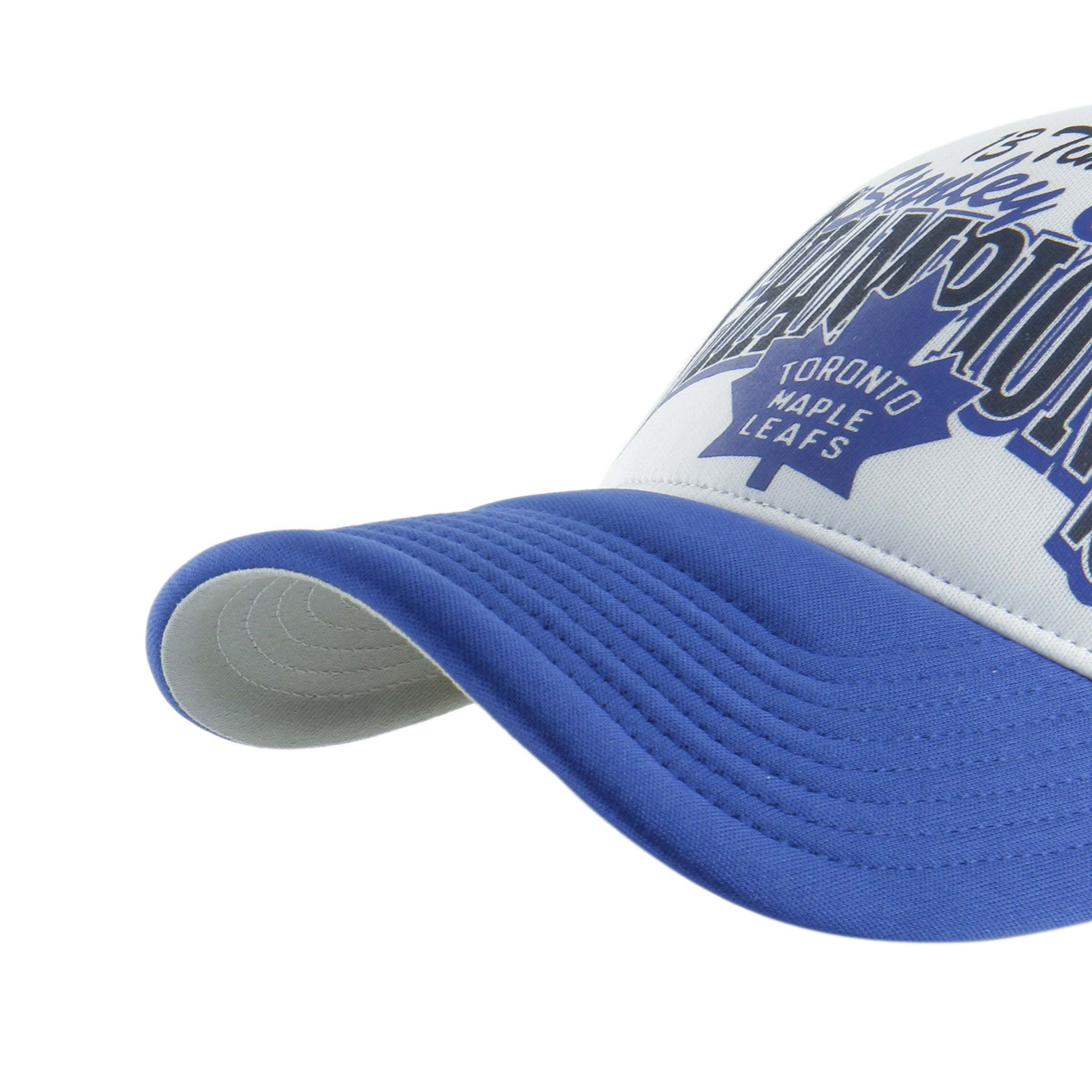 Toronto Maple Leafs NHL 47 Brand Men's Royal Championship Offside Foam Trucker Snapback