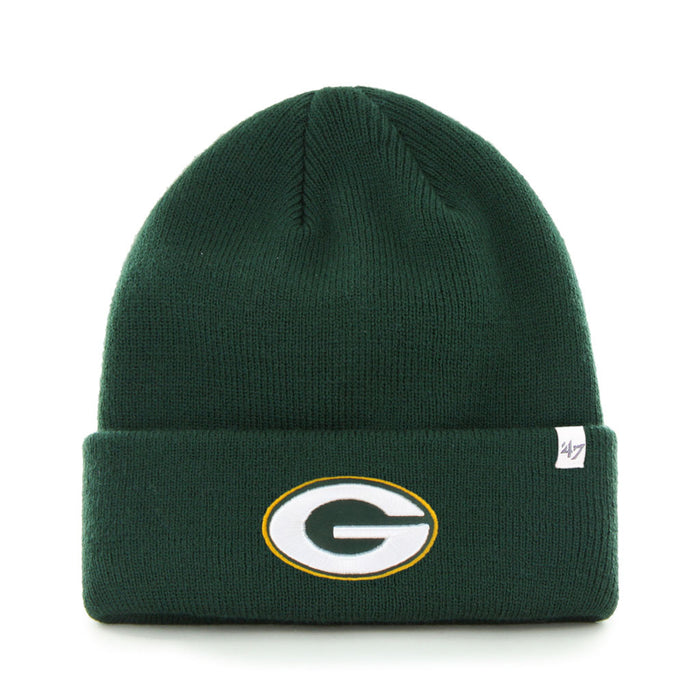 Green Bay Packers NFL 47 Brand Men's Green Raised Cuff Knit Hat