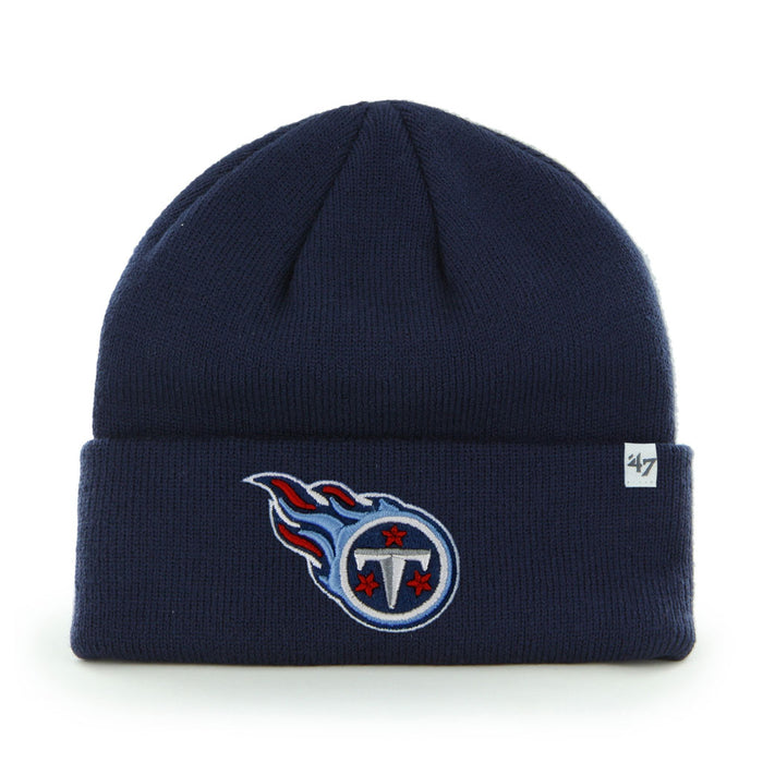 Tennessee Titans NFL 47 Brand Men's Navy Raised Cuff Knit Hat
