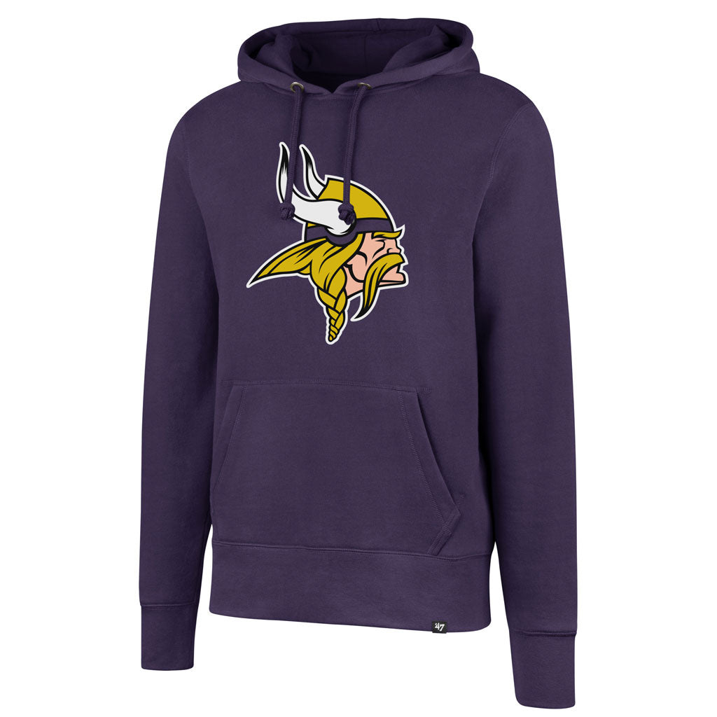 Minnesota Vikings NFL 47 Brand Sweat à capuche violet avec titre imprimé pour hommes