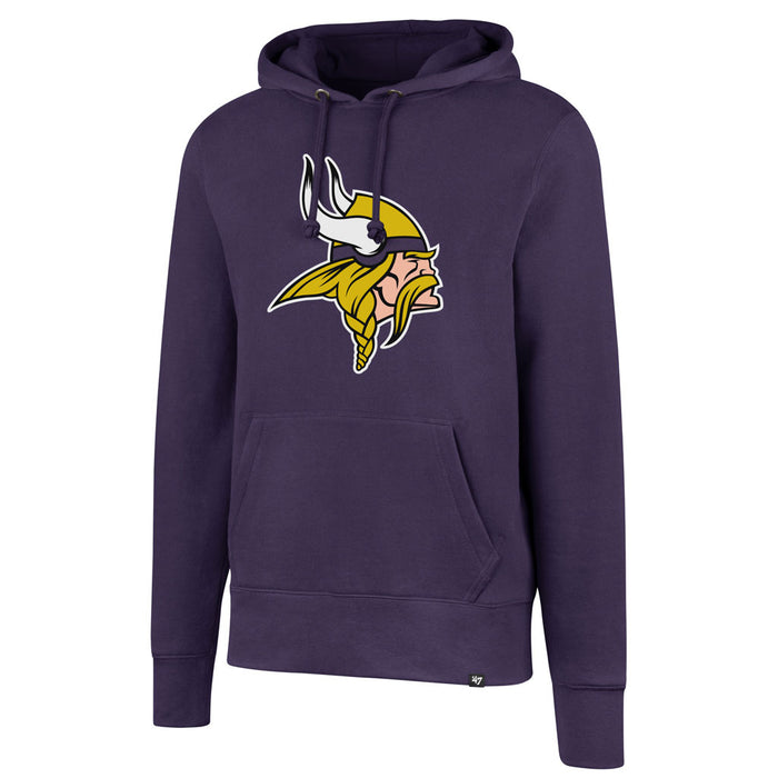 Minnesota Vikings NFL 47 Brand Men's Purple Imprint Headline Pullover Hoodie