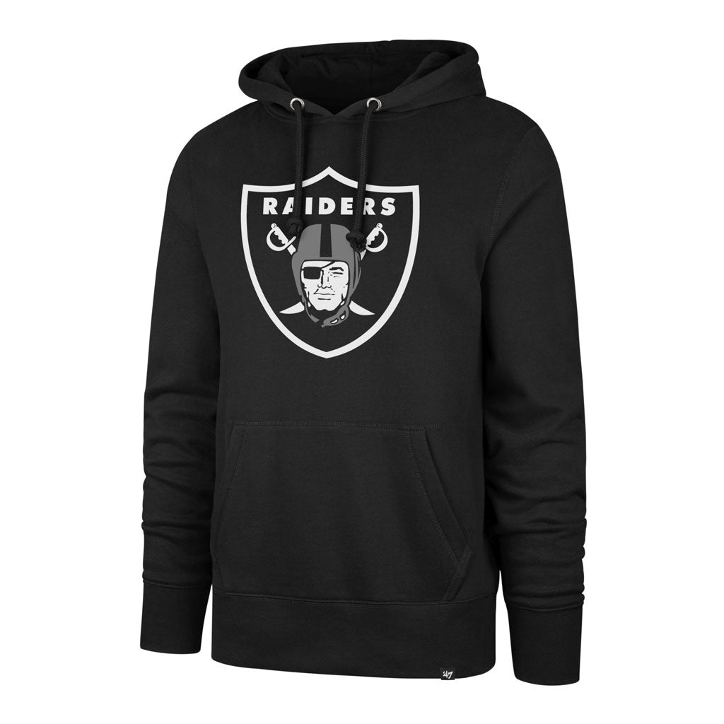 Las Vegas Raiders NFL 47 Brand Men's Black Imprint Headline Pullover Hoodie