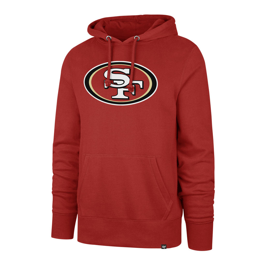 San Francisco 49ers NFL 47 Brand Men's Red Imprint Headline Pullover Hoodie