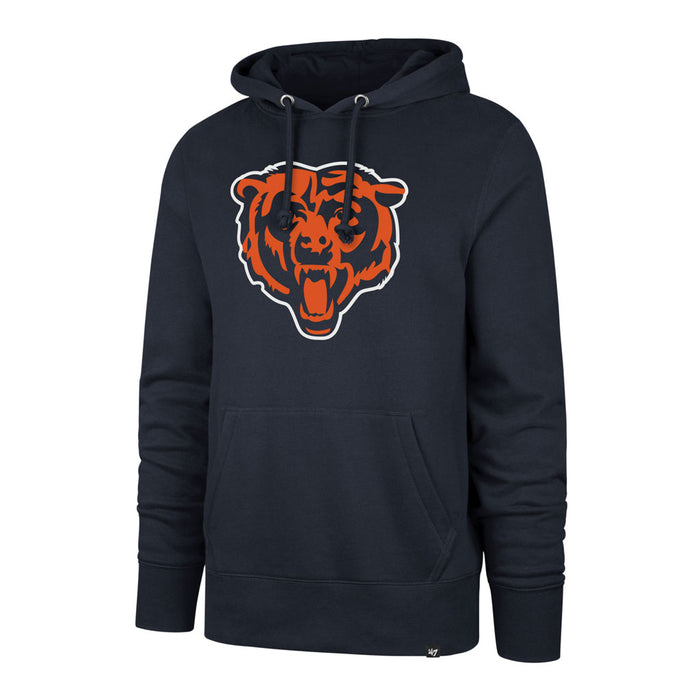 Chicago Bears NFL 47 Brand Men's Navy Imprint Headline Pullover Hoodie