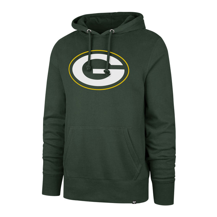 Green Bay Packers NFL 47 Brand Men's Green Imprint Headline Pullover Hoodie