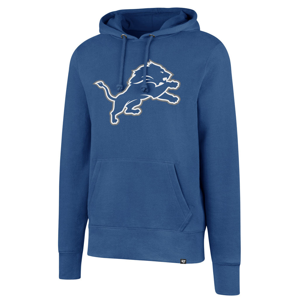 Detroit Lions NFL 47 Brand Sweat à capuche bleu clair avec titre imprimé pour hommes