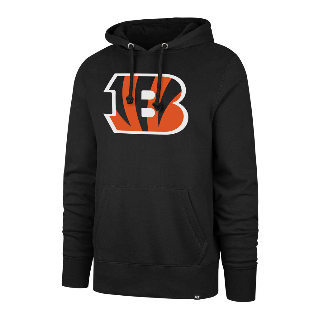 Cincinnati Bengals NFL 47 Brand Sweat à capuche noir avec titre imprimé pour hommes