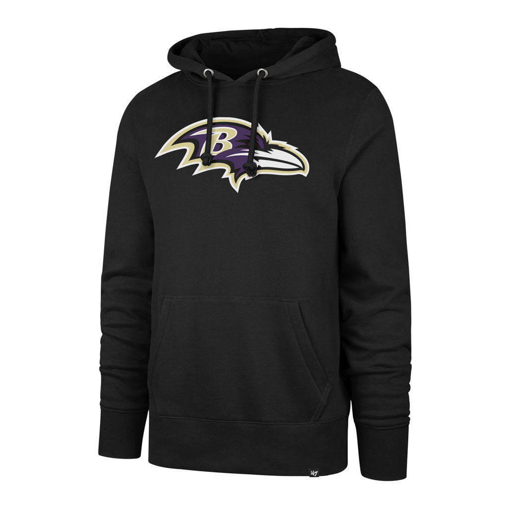 Baltimore Ravens NFL 47 Brand Men's Black Imprint Headline Pullover Hoodie