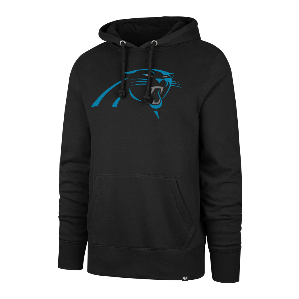 Carolina Panthers NFL 47 Brand Men's Black Imprint Headline Pullover Hoodie