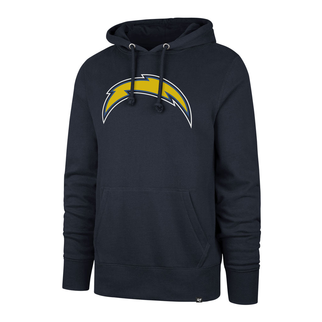 Los Angeles Chargers NFL 47 Brand Men's Black Imprint Headline Pullover Hoodie