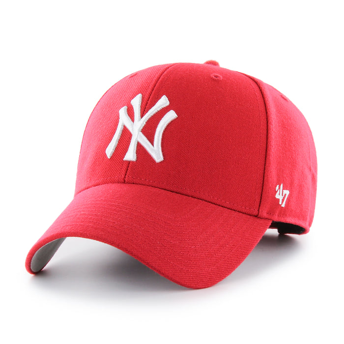 New York Yankees MLB 47 Brand Men's Red MVP Adjustable Hat