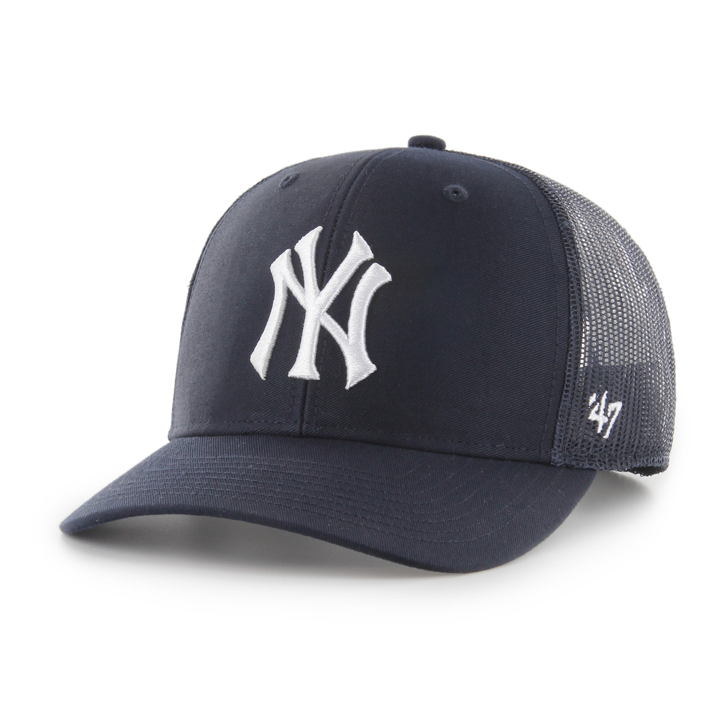 Casquette réglable de camionneur bleu marine MLB 47 Brand New York Yankees pour hommes