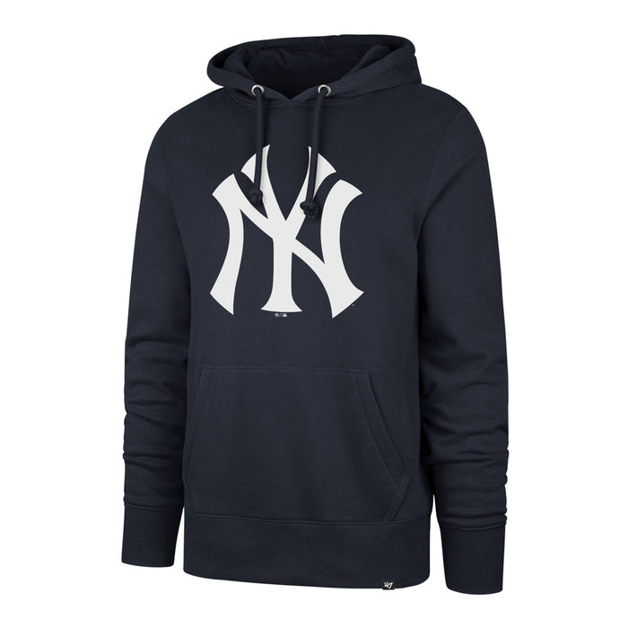 New York Yankees MLB 47 Brand Men's Navy Imprint Headline Pullover Hoodie