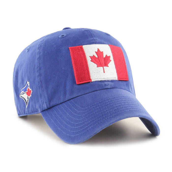 Toronto Blue Jays MLB 47 Brand Youth Royal Heritage Clean Up Adjustable Hat