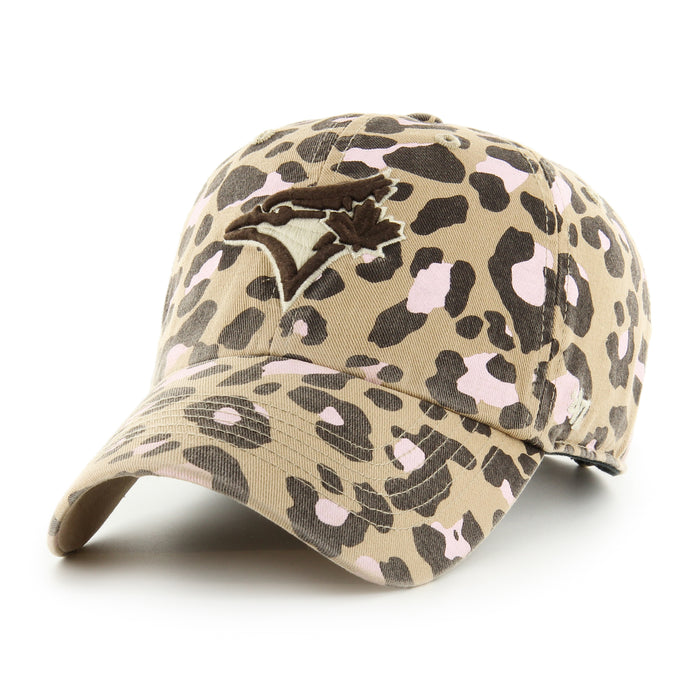 Toronto Blue Jays MLB 47 Brand Women's Leopard Clean Up Adjustable Hat