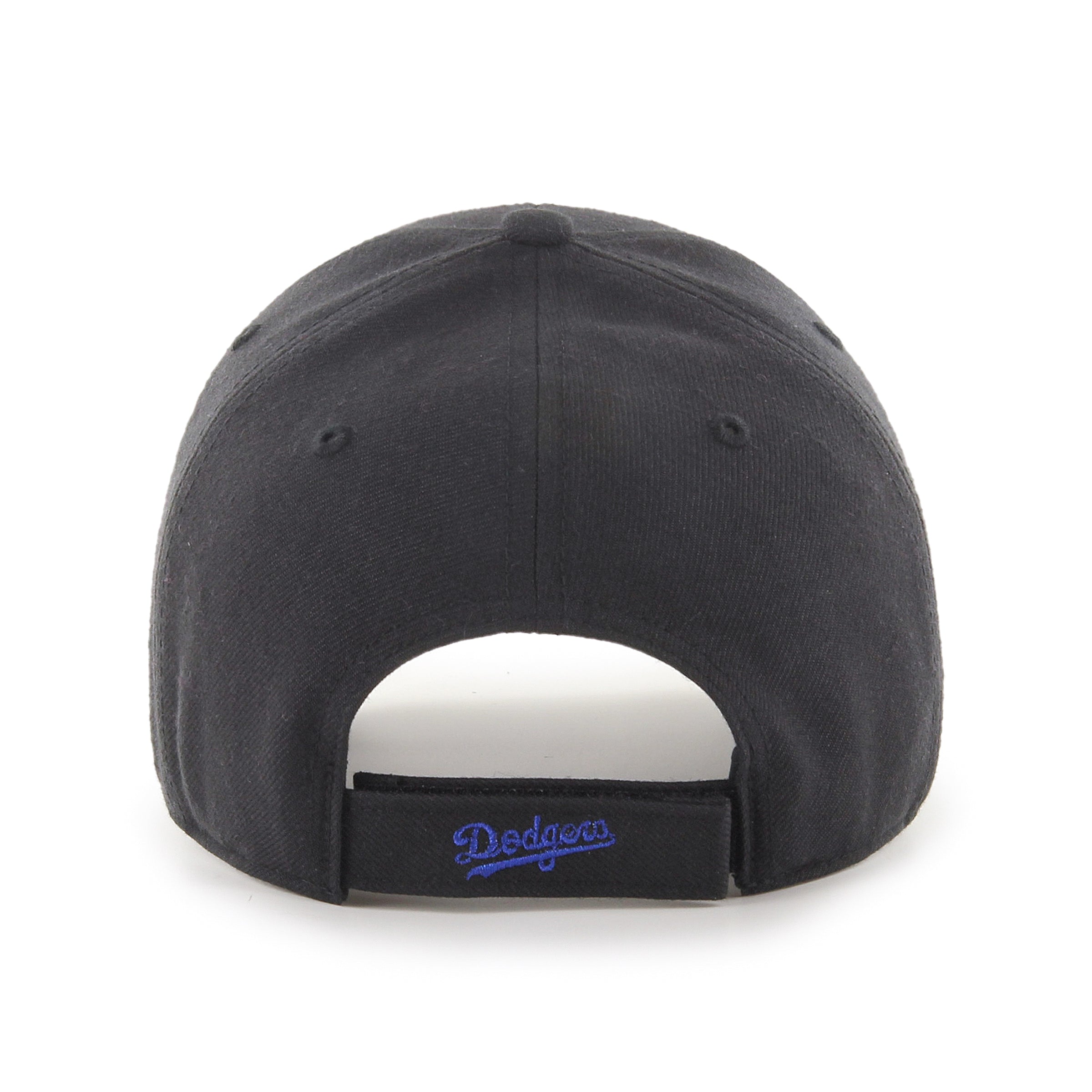 Los Angeles Dodgers MLB 47 Brand Casquette réglable noire MVP pour hommes