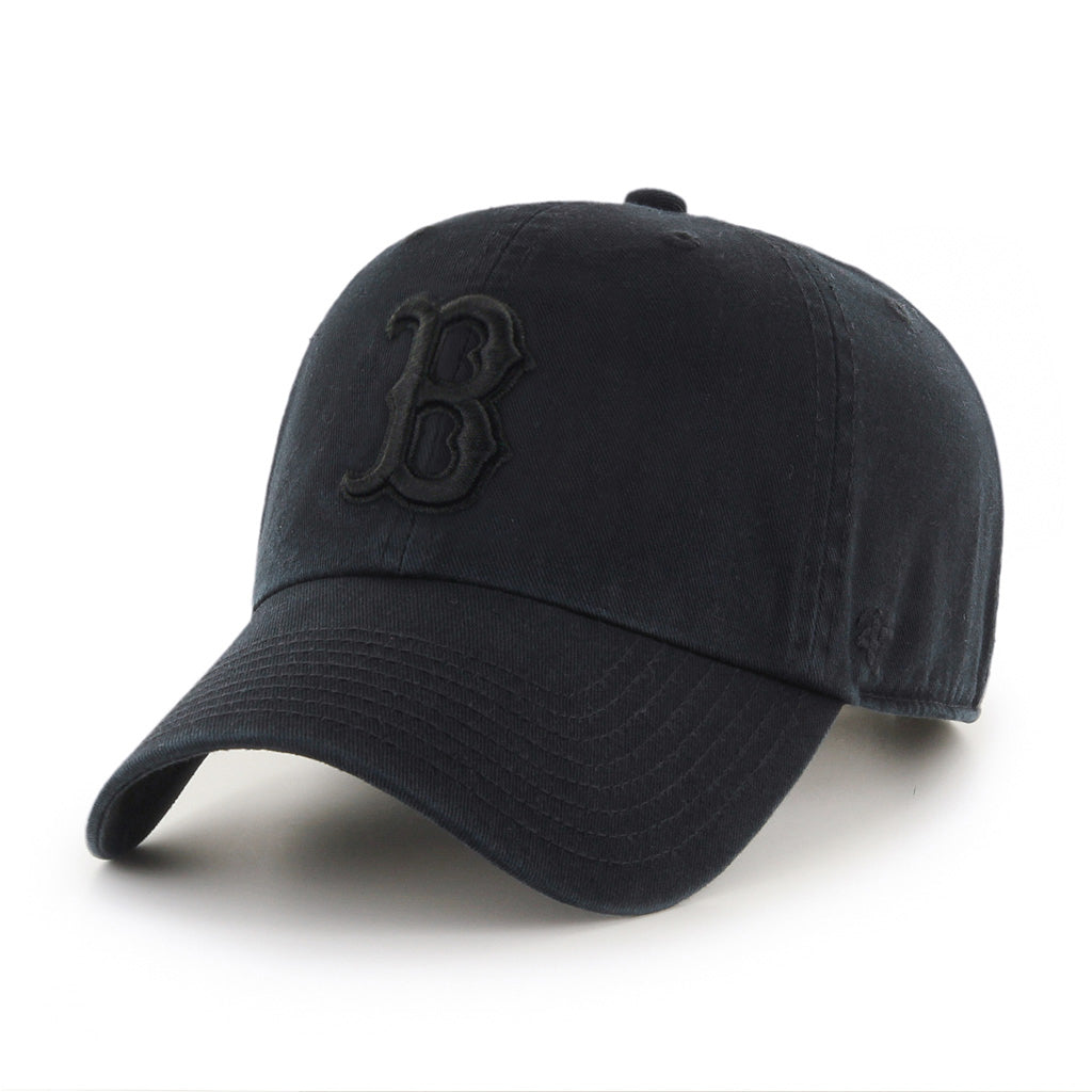 Boston Red Sox MLB 47 Brand Casquette réglable noir sur noir pour homme