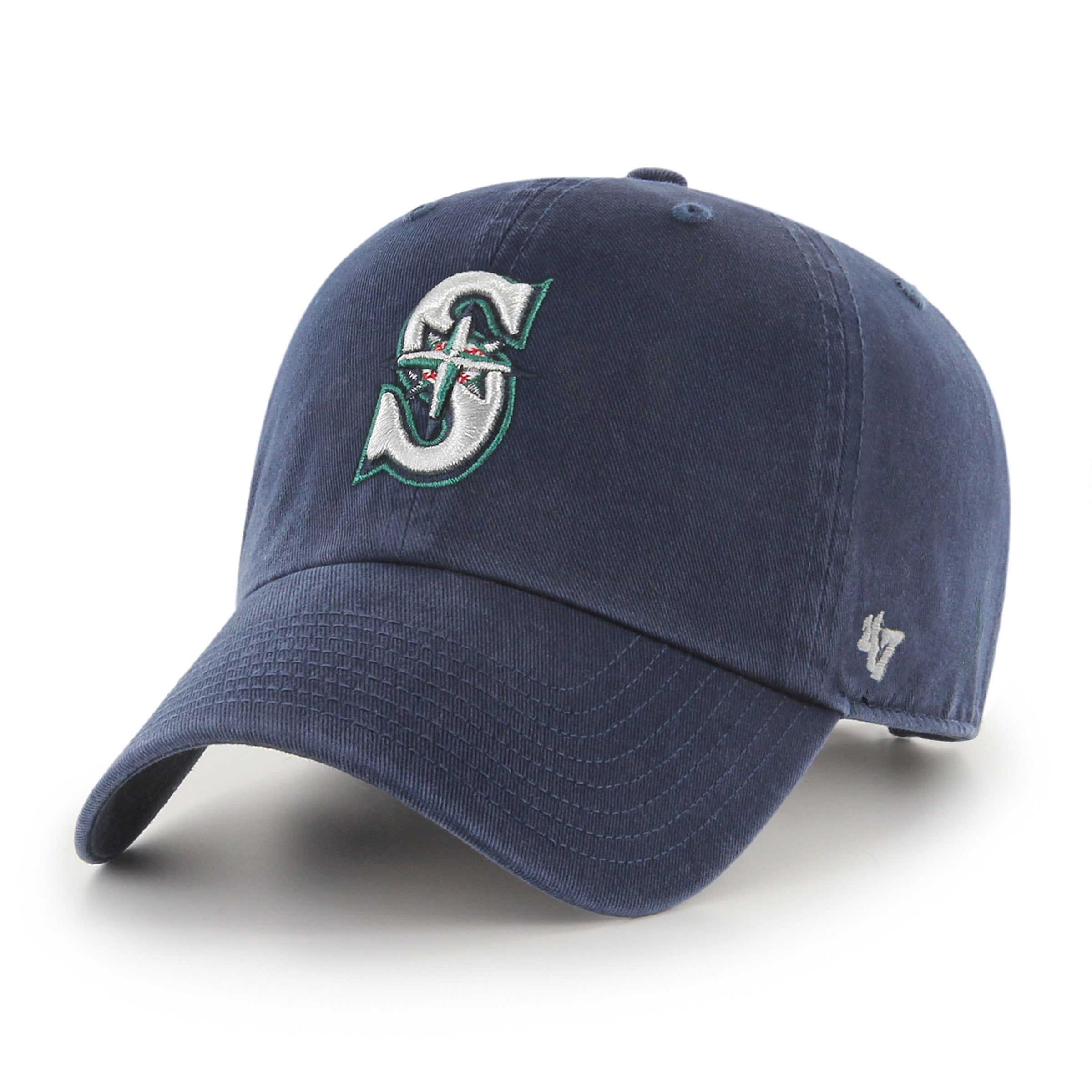 Casquette réglable bleu marine Clean Up MLB 47 Brand Seattle Mariners pour hommes