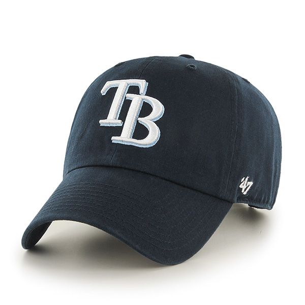 Tampa Bay Rays MLB 47 Brand Men's Midnight Navy Clean Up Adjustable Hat