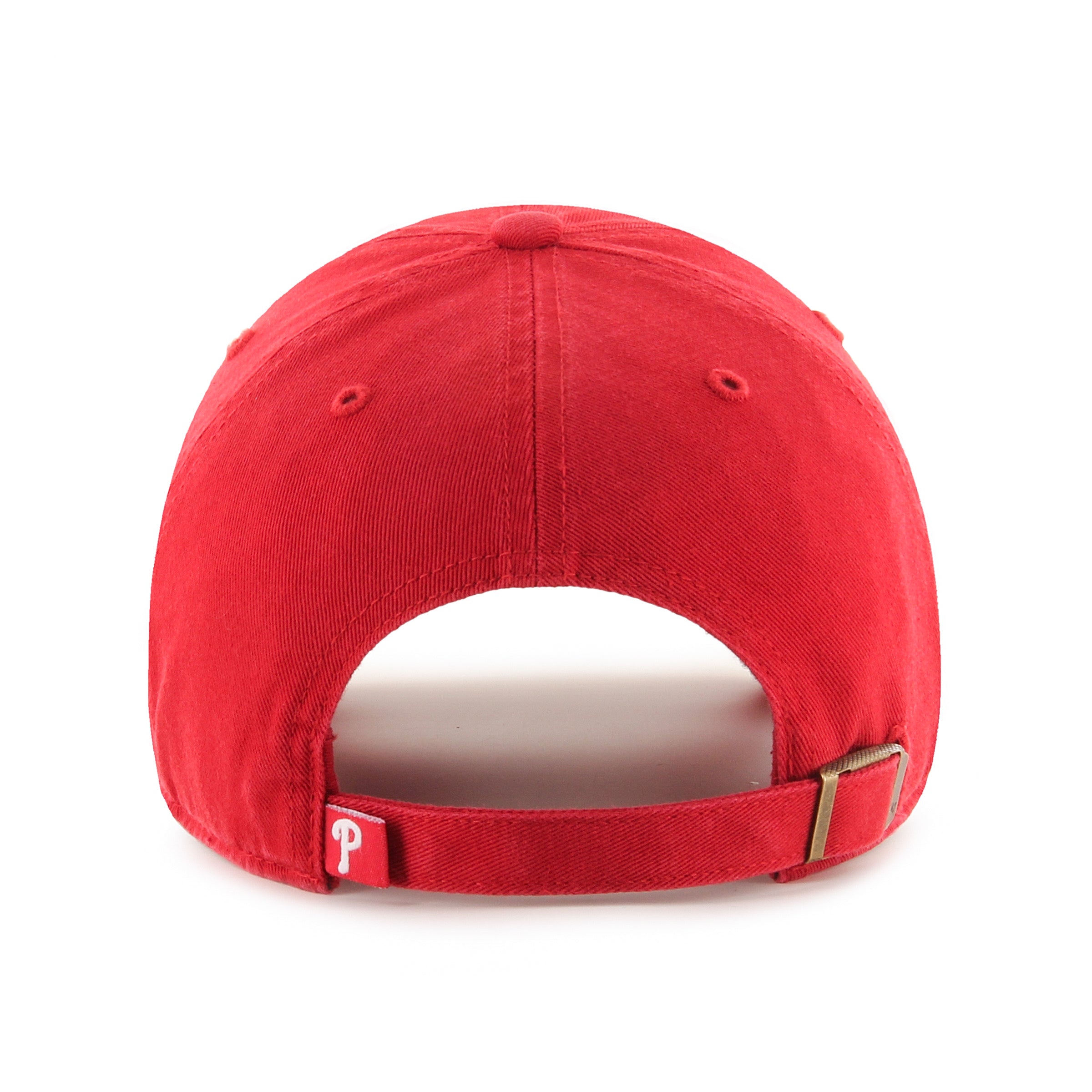 Casquette réglable rouge Clean Up des Phillies de Philadelphie MLB 47 Brand pour hommes