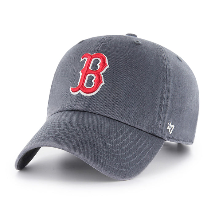Boston Red Sox MLB 47 Brand Men's Grey Vintage 1924 Clean Up Adjustable Hat