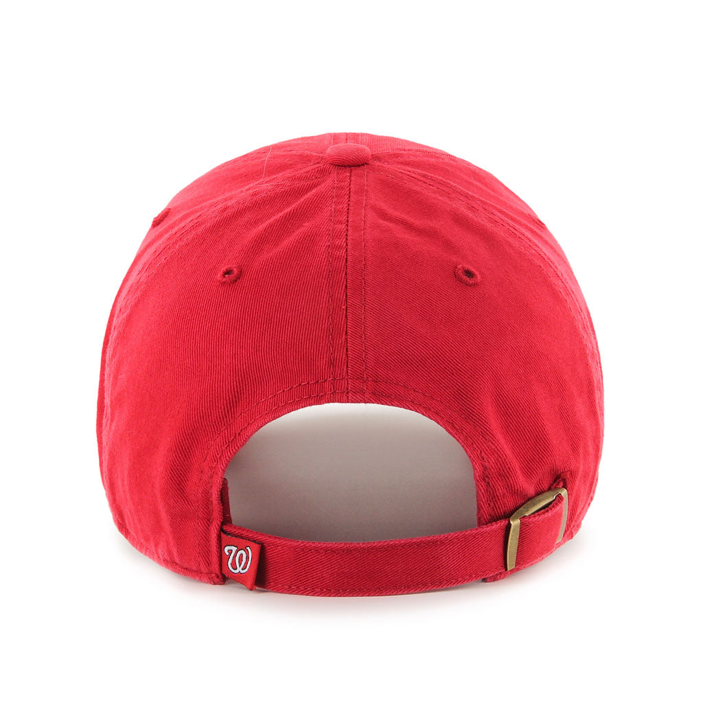 Casquette ajustable rouge Clean Up des Nationals de Washington MLB 47 Brand pour hommes