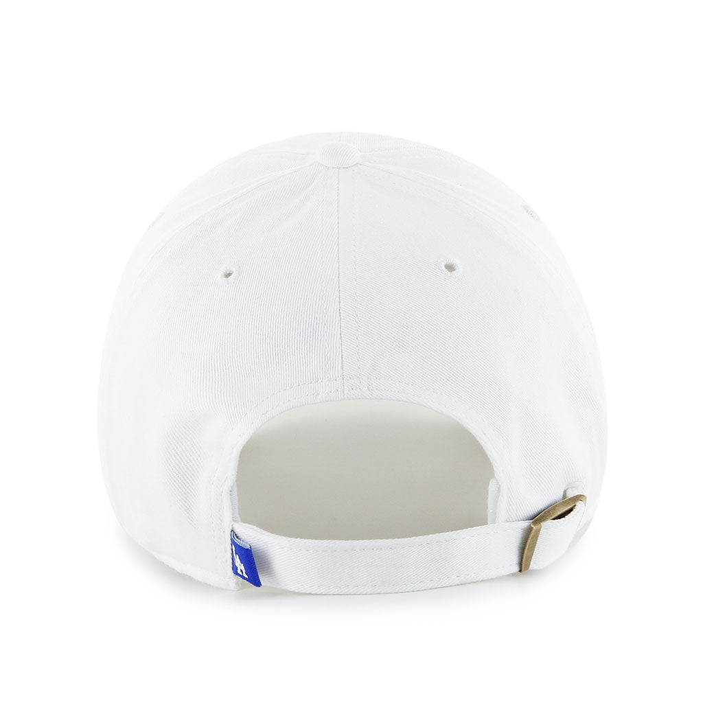 Los Angeles Dodgers MLB 47 Brand Casquette ajustable blanche Clean Up pour hommes