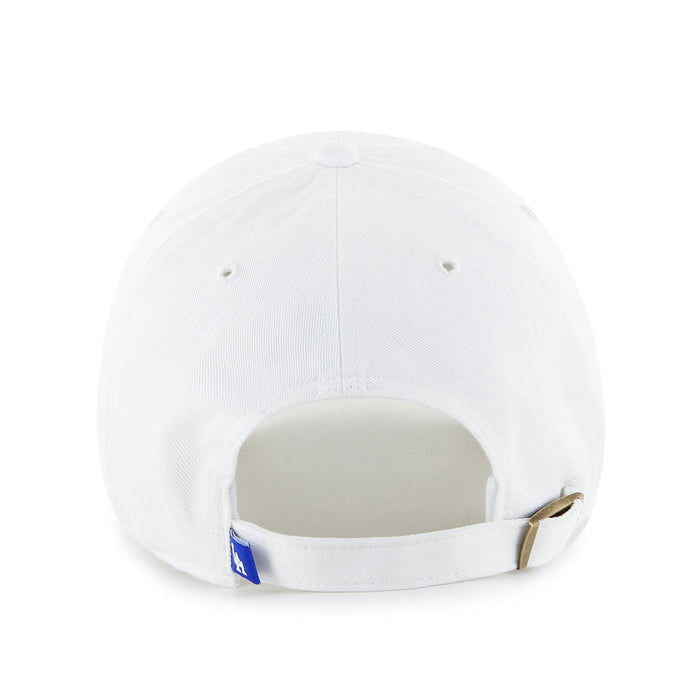 Los Angeles Dodgers MLB 47 Brand Men's White Clean Up Adjustable Hat