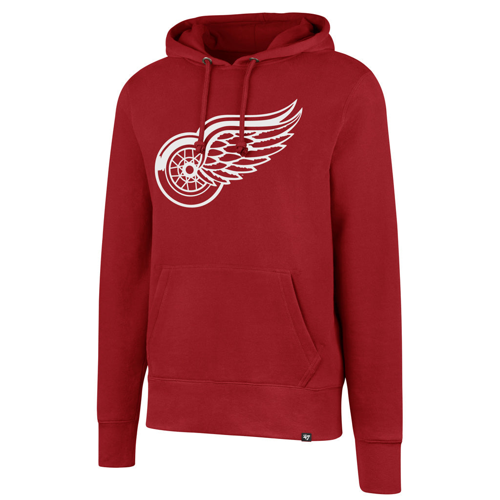 Detroit Red Wings NHL 47 Brand Men's Red Imprint Headline Pullover Hoodie