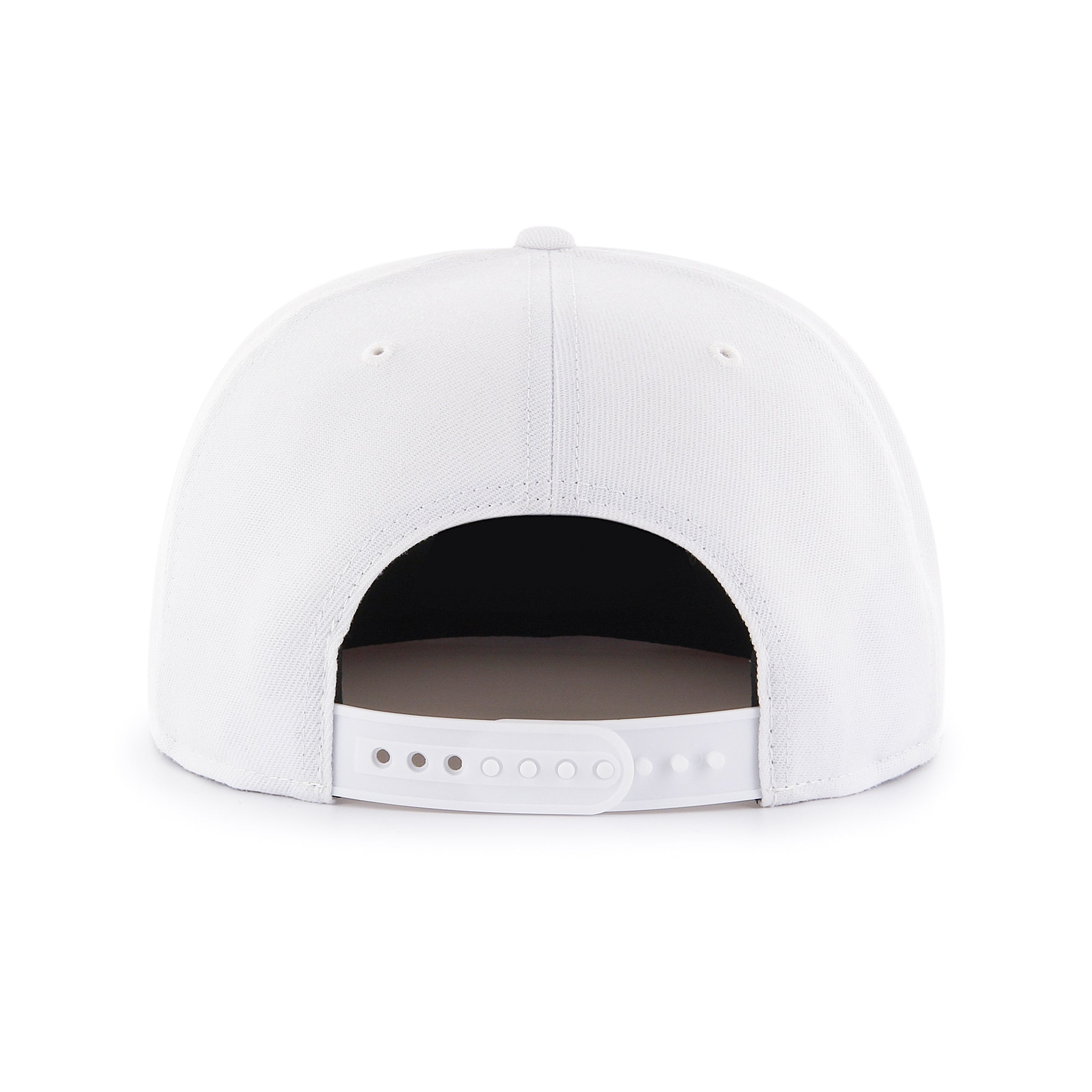 Casquette Snapback blanche Blank 47 Brand pour hommes 