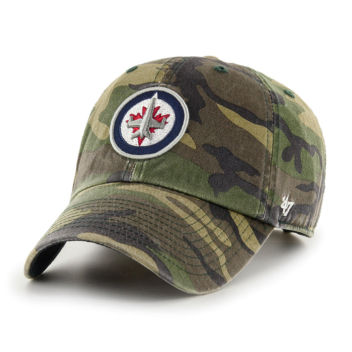 Winnipeg Jets NHL 47 Brand Men's Camo Clean up Adjustable Hat