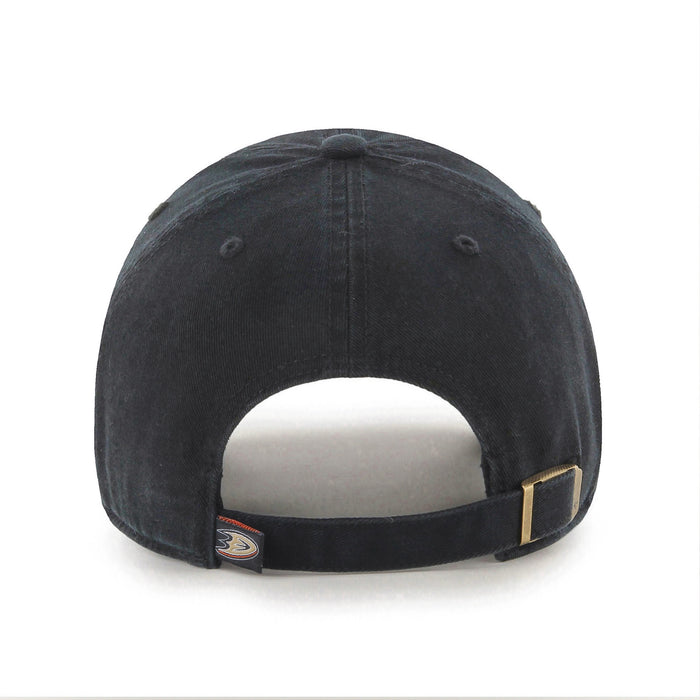 Anaheim Ducks NHL 47 Brand Men's Black Vintage Clean Up Adjustable Hat