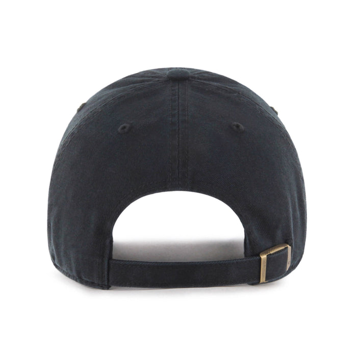 Seattle Kraken NHL 47 Brand Men's Black Anchor Logo Clean Up Adjustable Hat