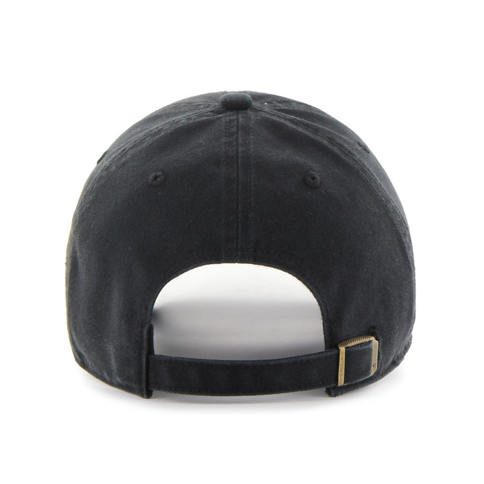 Detroit Tigers MLB 47 Brand Men's Black on Black Clean Up Adjustable Hat