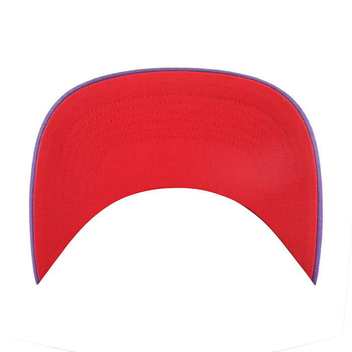Toronto Raptors NBA 47 Brand Men's Double Header Pinstripe Hitch Adjustable Hat