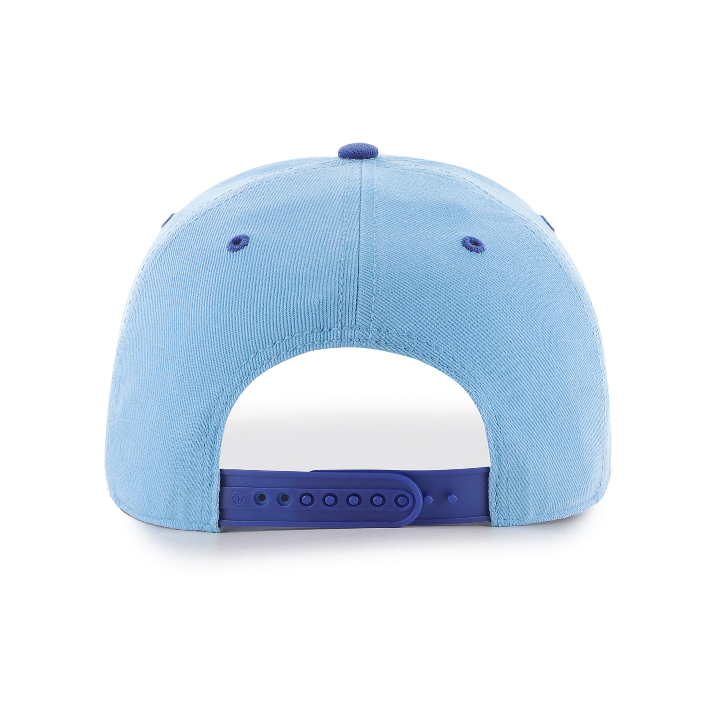 Casquette réglable bleu clair à double tête d'attelage de base pour hommes des Blue Jays de Toronto MLB 47 Brand