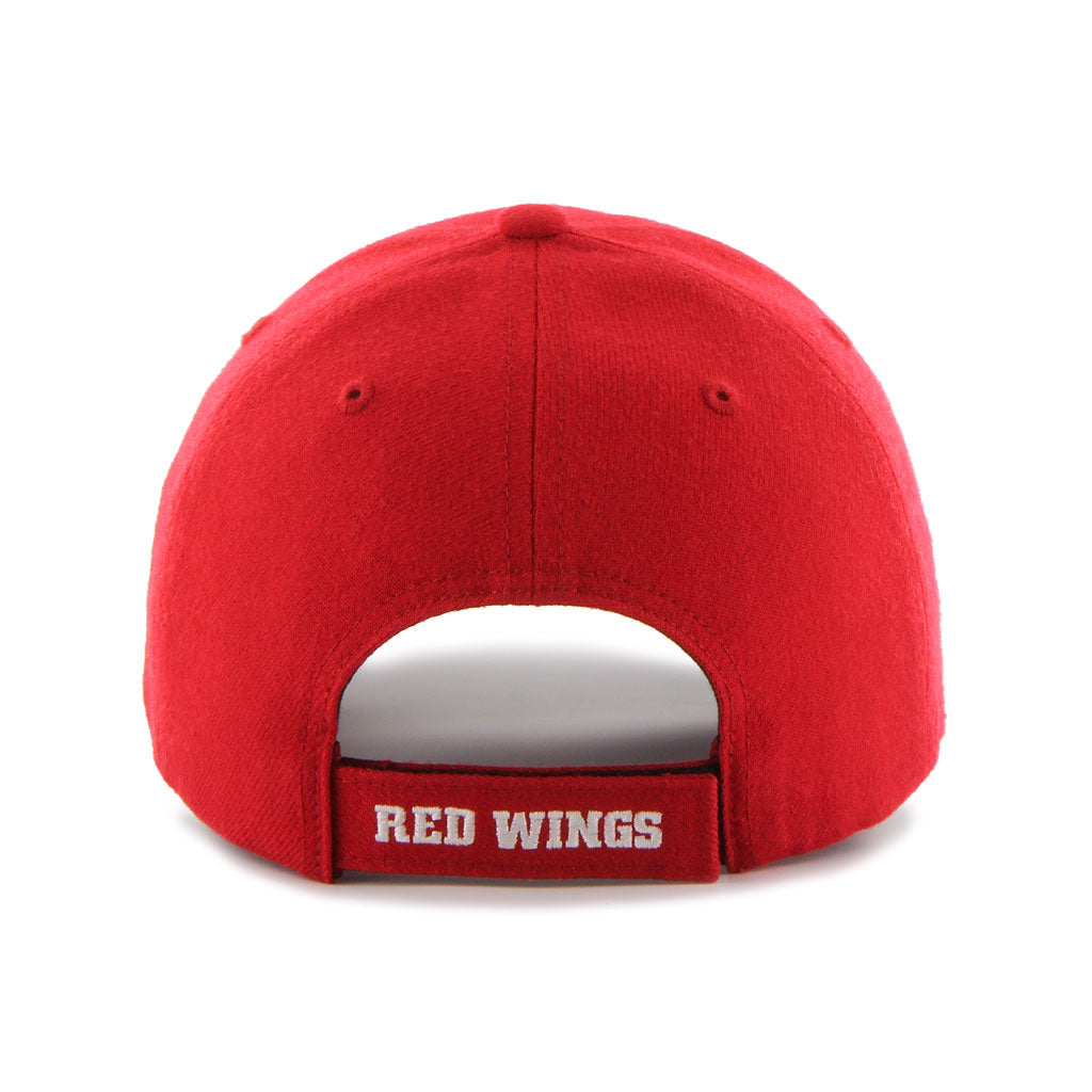 Casquette réglable rouge MVP des Red Wings de Detroit NHL 47 Brand pour hommes