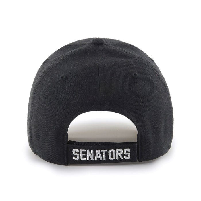 Ottawa Senators NHL 47 Brand Men's Black MVP Adjustable Hat