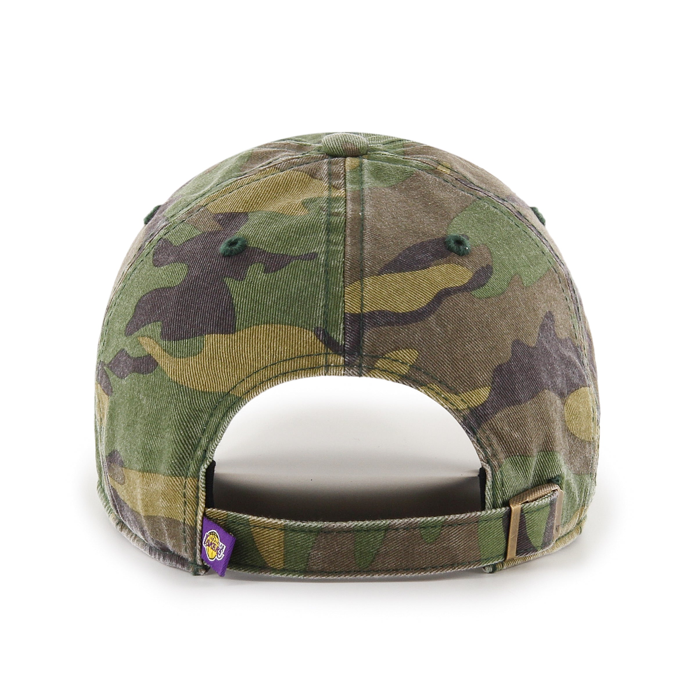 Los Angeles Lakers NBA 47 Brand Men's Camo Clean up Adjustable Hat