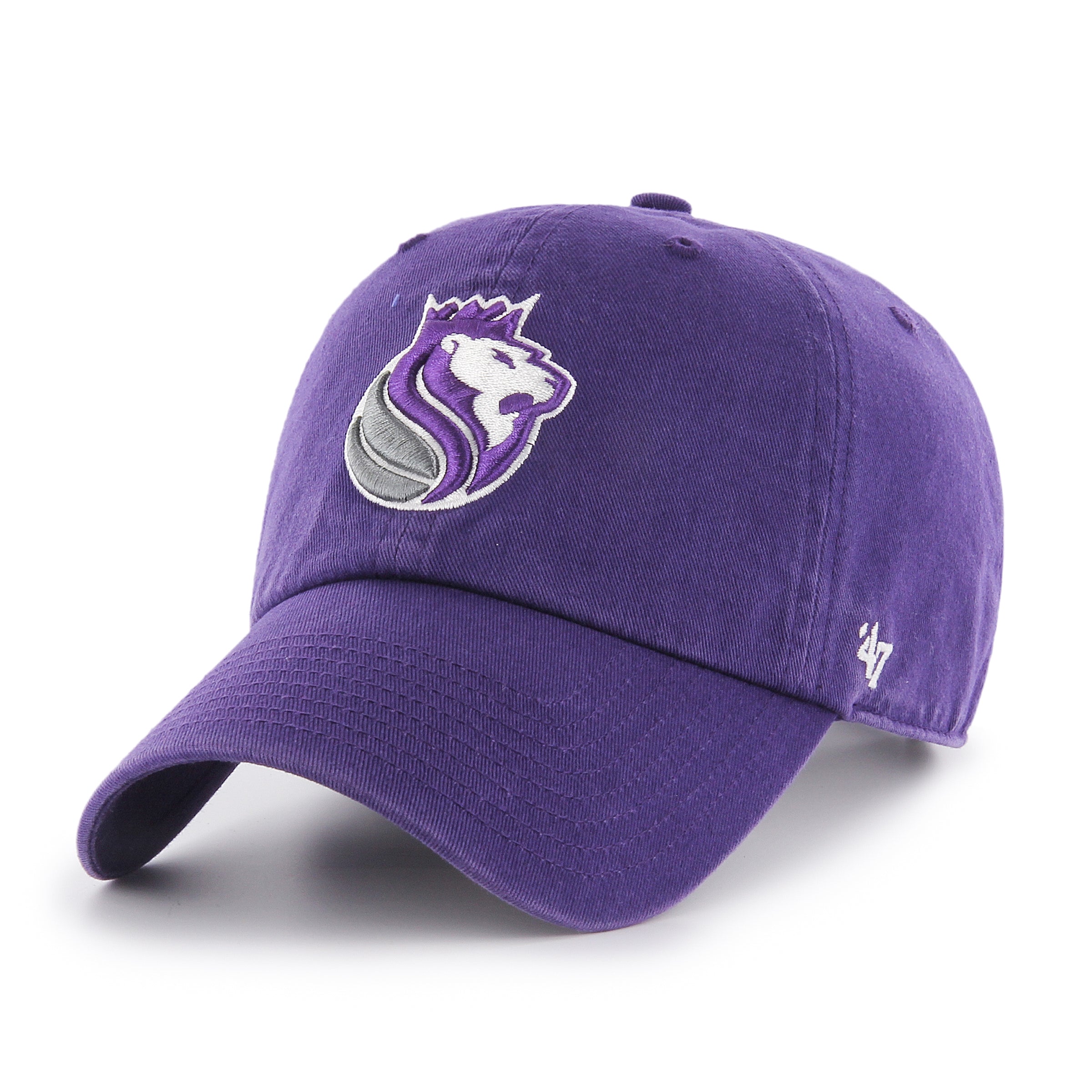 Sacramento Kings NBA 47 Brand Men's Purple Clean Up Adjustable Hat