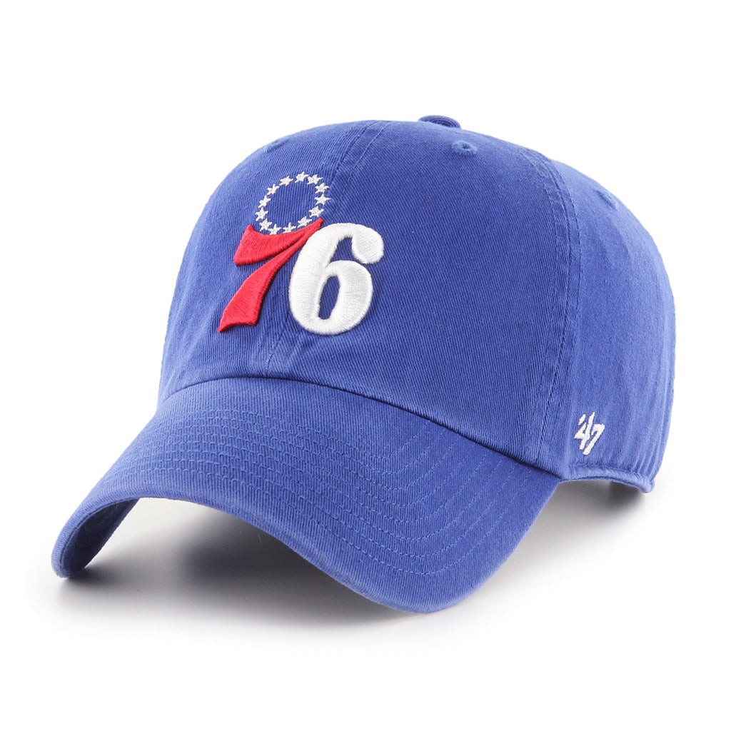 Casquette réglable Royal Alternate Clean Up NBA 47 Brand des Philadelphia 76ers pour hommes