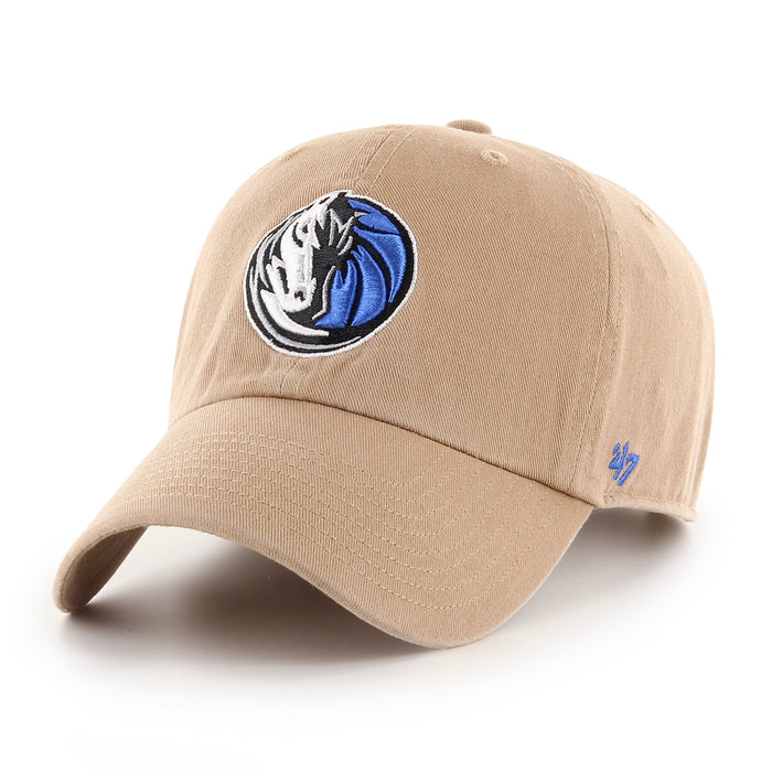 Dallas Mavericks NBA 47 Brand Men's Beige Clean Up Adjustable Hat