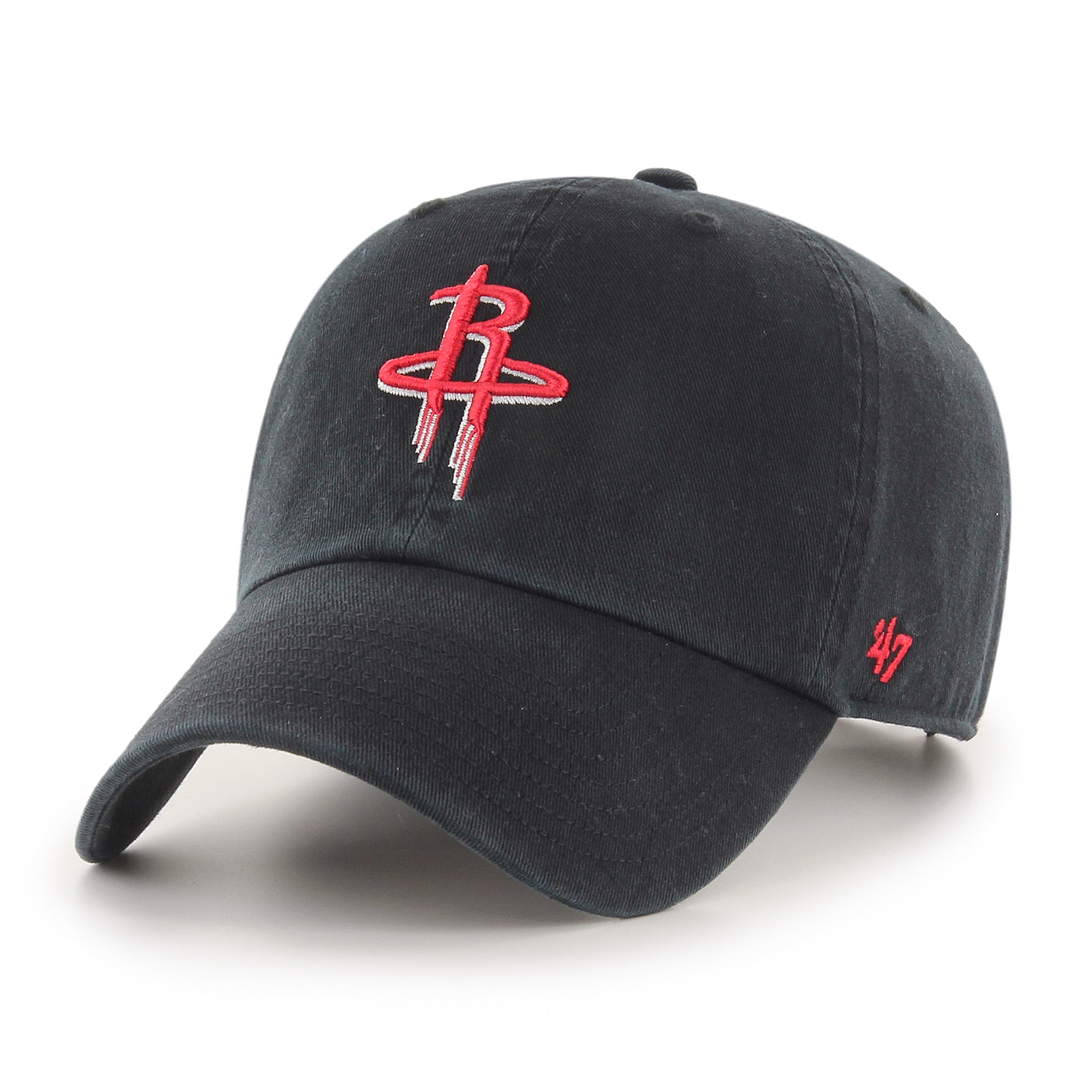 Casquette réglable noire Alternate Clean Up NBA 47 Brand des Houston Rockets pour hommes