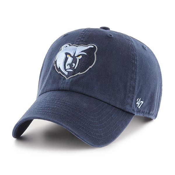 Memphis Grizzlies NBA 47 Brand Casquette réglable bleu marine Clean Up pour hommes